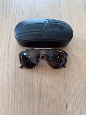 Carrera Tortoise Frame Sunglasses with Brown Lenses aviator oversized